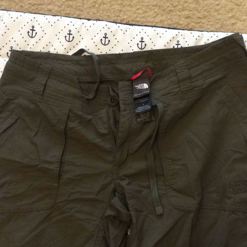 North Face light hiking pants green 4